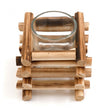 Wooden Coastal Tealight Candle Holder