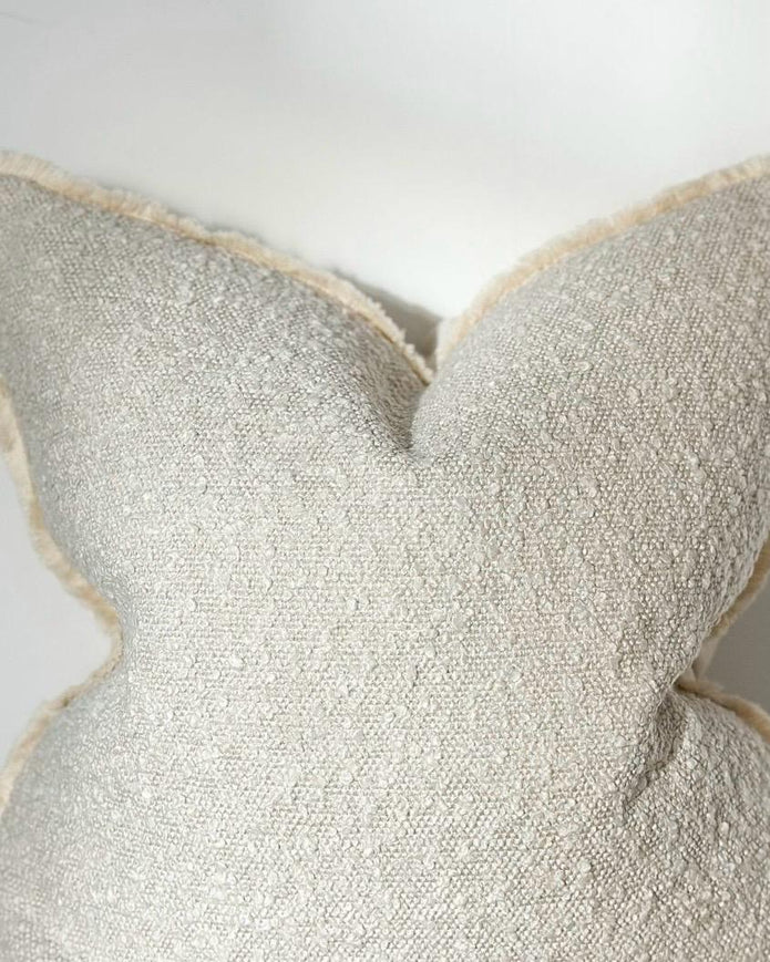 Cream Neutral Sofia Boucle Cushion Cover