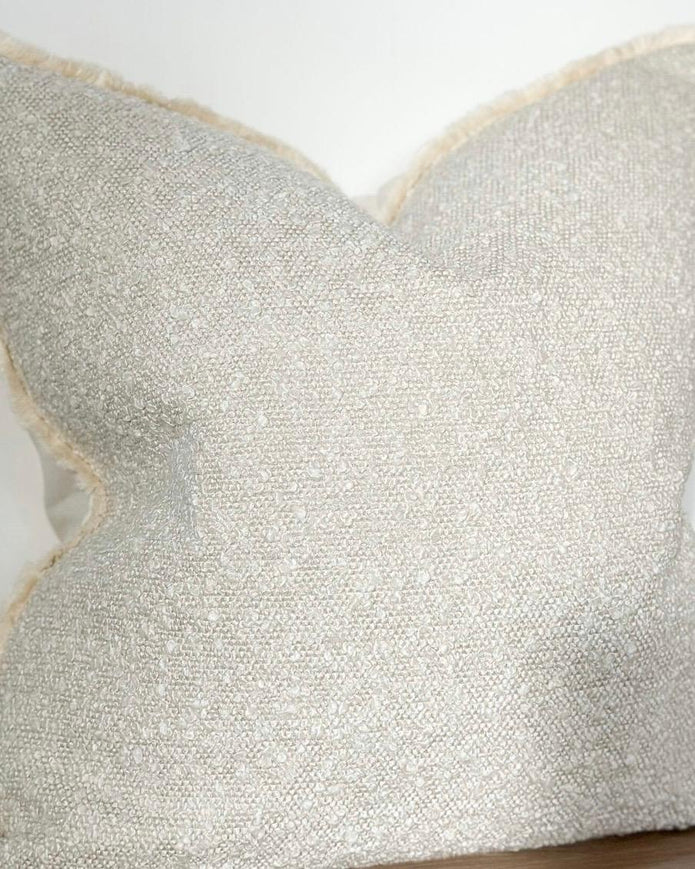 Cream Neutral Sofia Boucle Cushion Cover