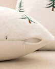 White And Green Christmas Tree Cushion Cover - PRE ORDER TEN DAYS DELIVERY