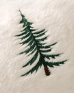 White And Green Christmas Tree Cushion Cover - PRE ORDER TEN DAYS DELIVERY