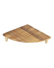 Natural Wooden Rustic Display Corner Bench