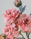 Artificial Pink Open Double Peony Flower Stem
