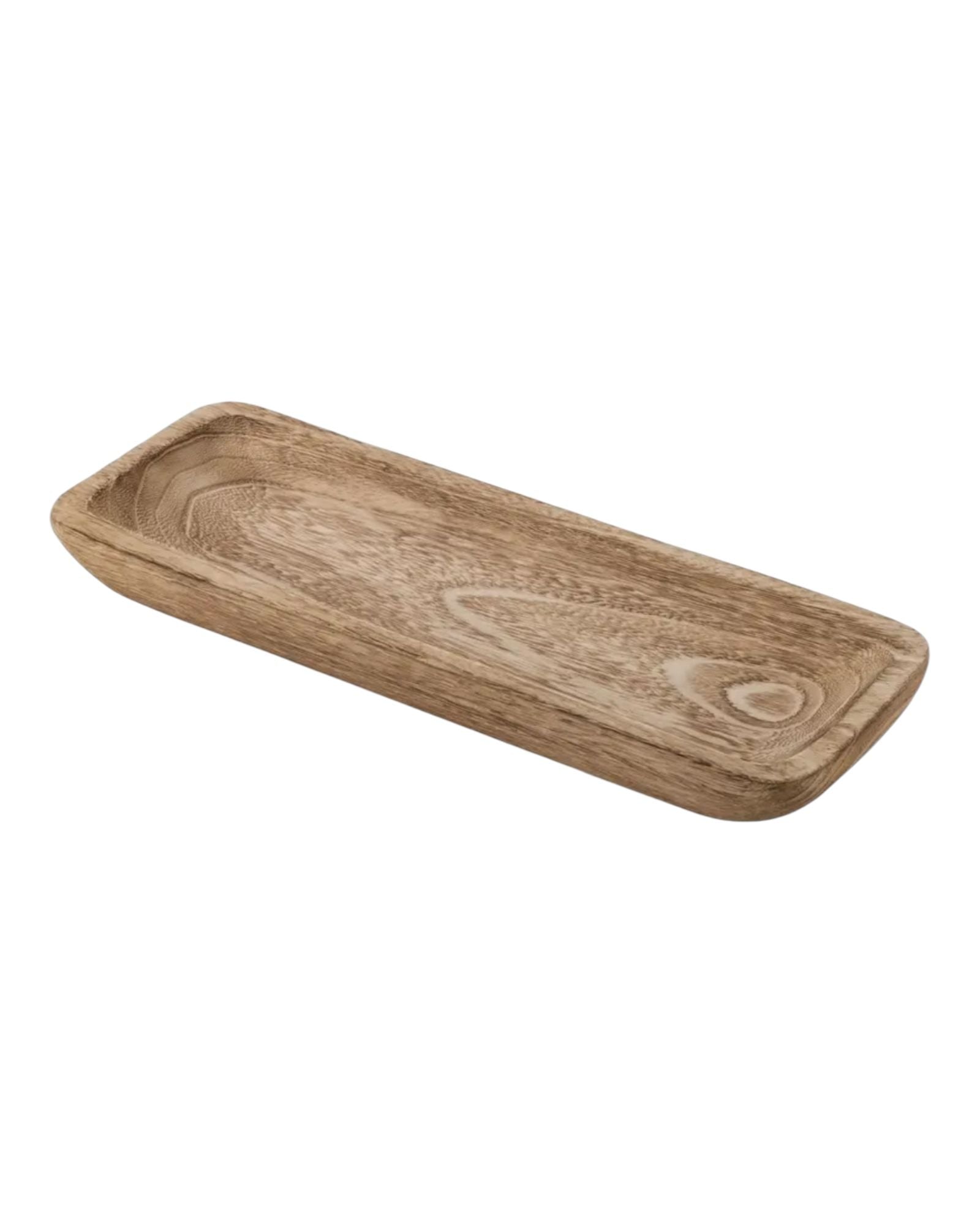Wooden Dough Bowl Kitchen Tray