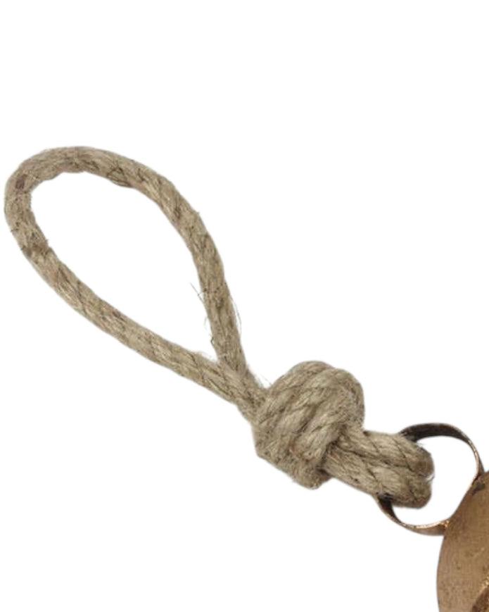 Small Brass Gold Bell On Rope