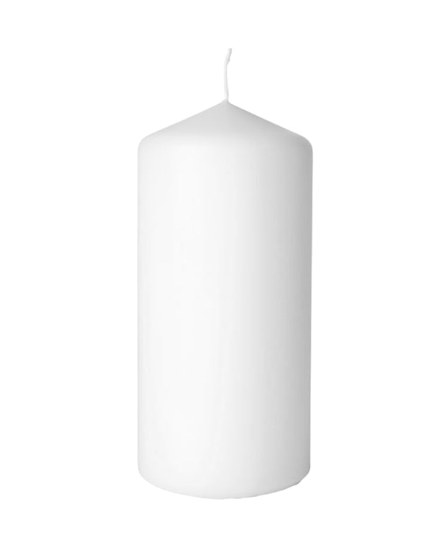 White Pillar Candle