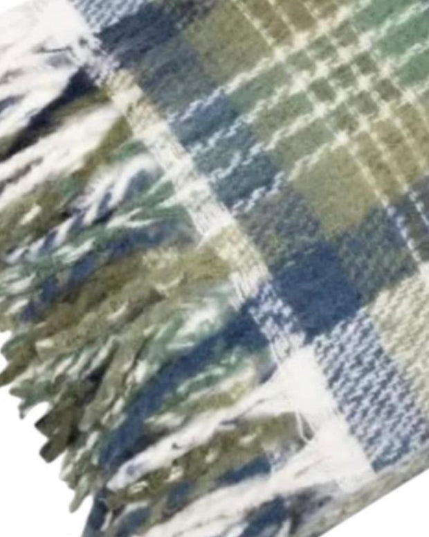 Glamis Blue And Green Blanket Throw