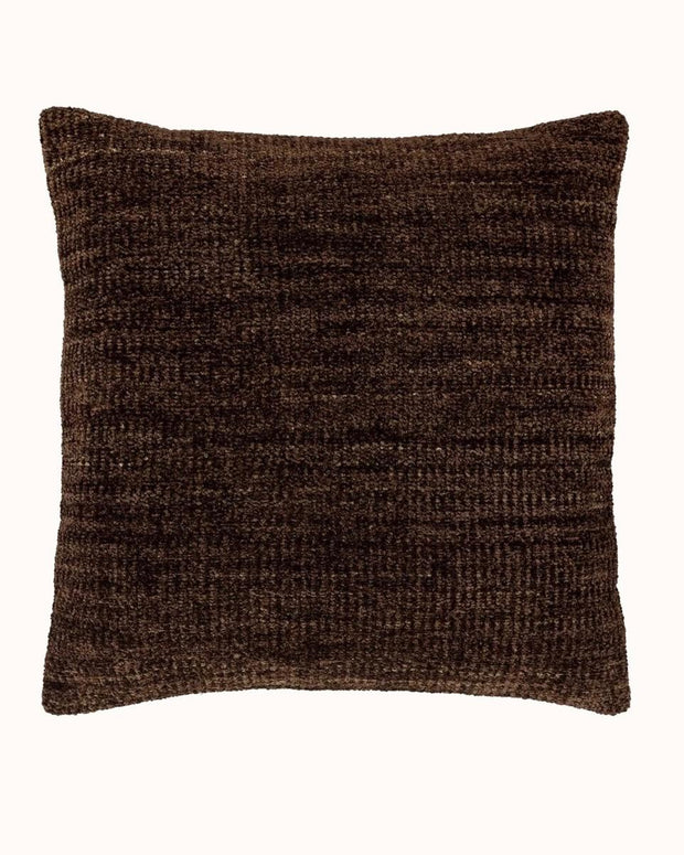 Kendal Chenille Brown Cushion Cover