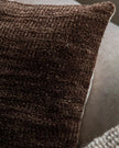 Kendal Chenille Brown Cushion Cover