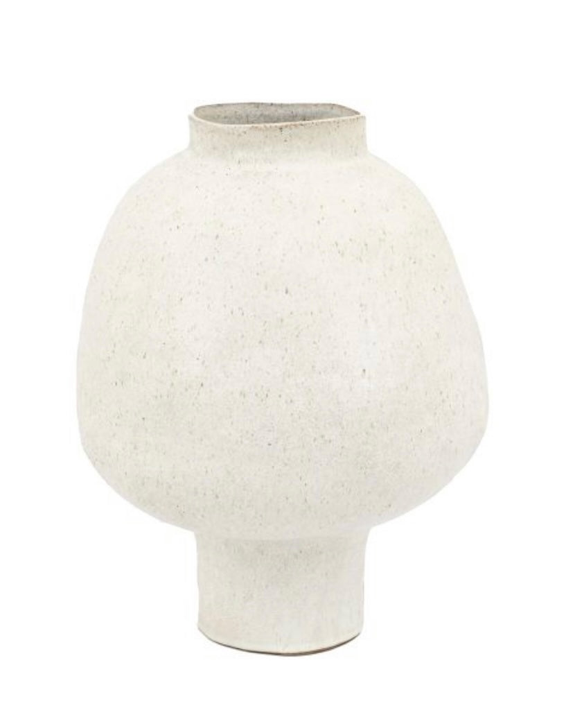 Palawan Neutral Footed Vase