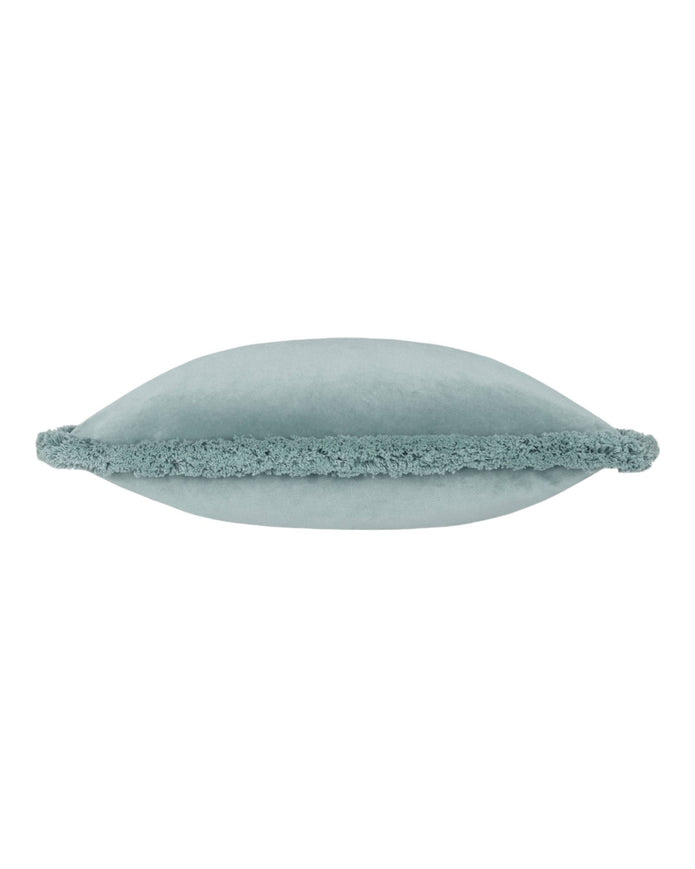 Freya Velvet Cushion Cover Duck Egg Blue