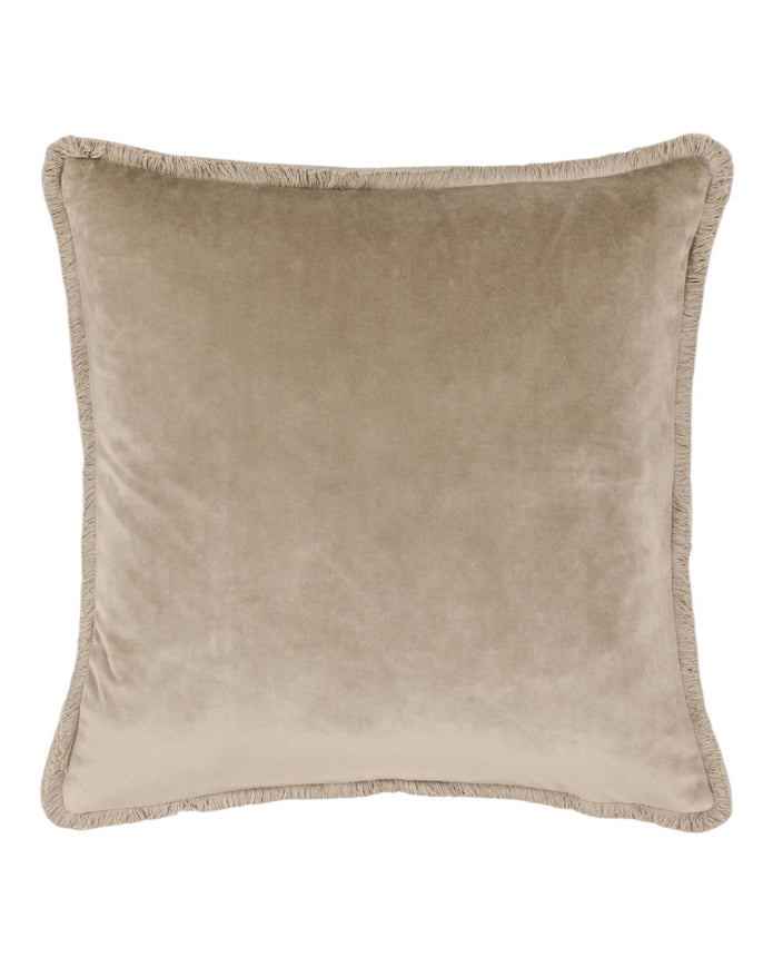 Freya Velvet Cushion Cover Beige