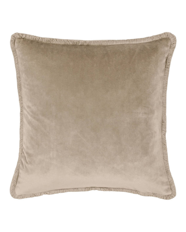 Freya Velvet Cushion Cover Beige