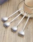 Silver Heart Handle Spoon from Starlight Express, a stylish kitchen and dining utensil with a heart-shaped handle.