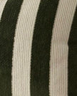 Orla Olive Green Stripe Cushion Cover