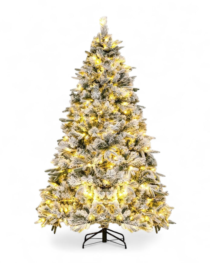 Luxury Christmas Tree - Prelit Frosted Norfolk Pine