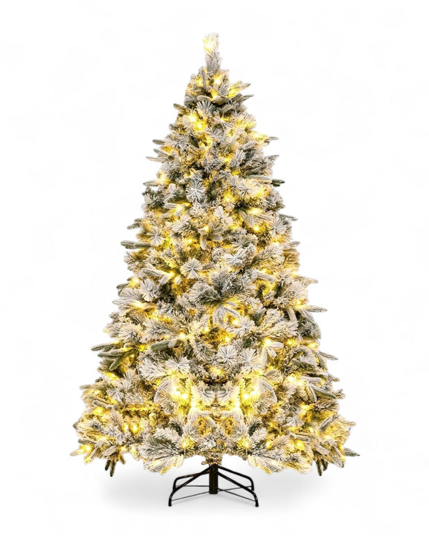 Luxury Christmas Tree - Prelit Frosted Norfolk Pine
