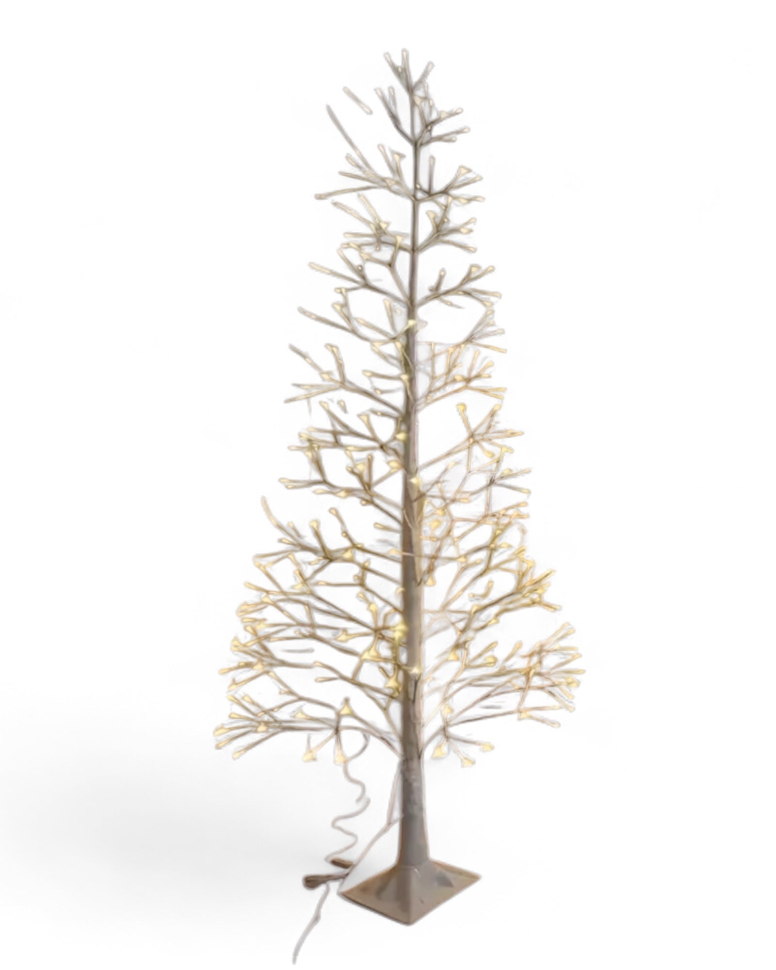 LED Light Up White Twig Christmas Tree