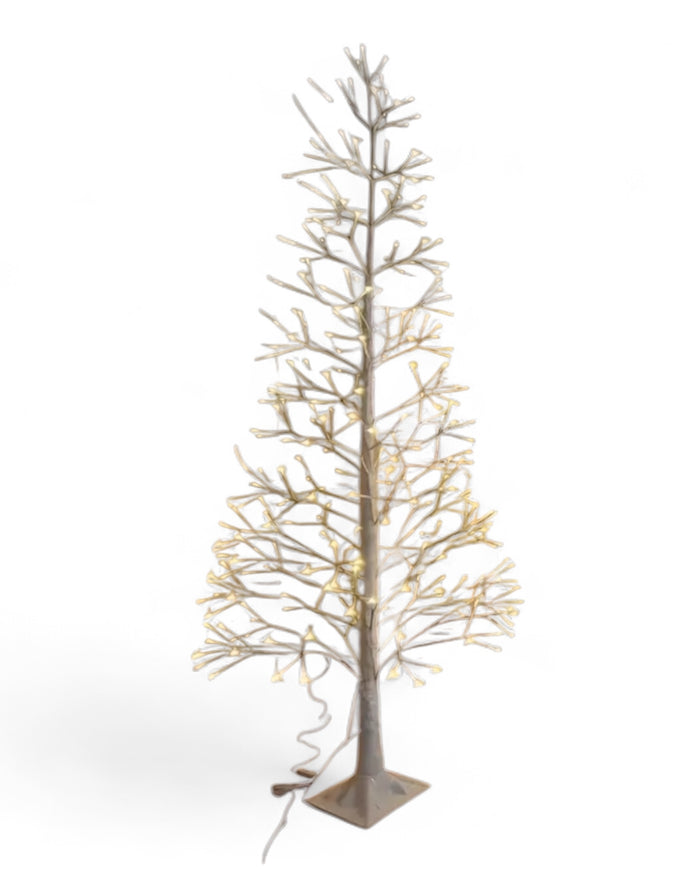 LED Light Up White Twig Christmas Tree