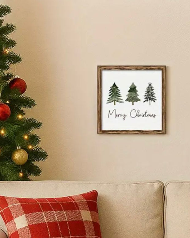 Wooden Sign - Merry Christmas