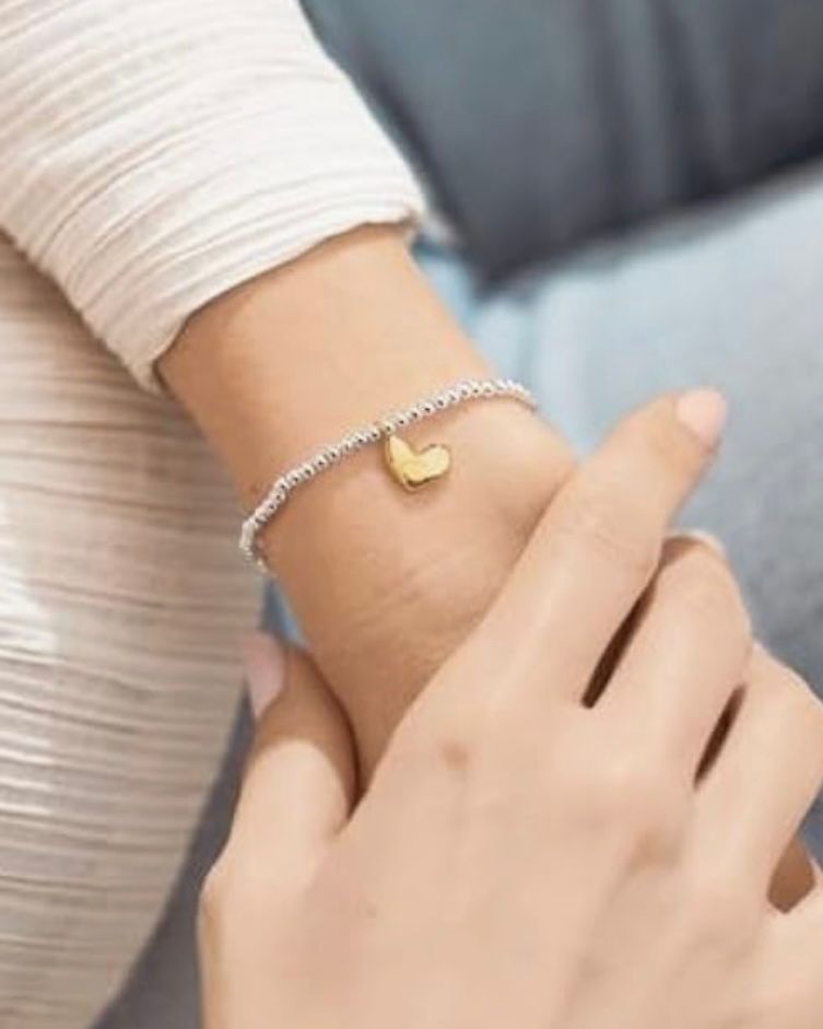 Joma Jewellery, A Little Heart Of Gold Bracelet