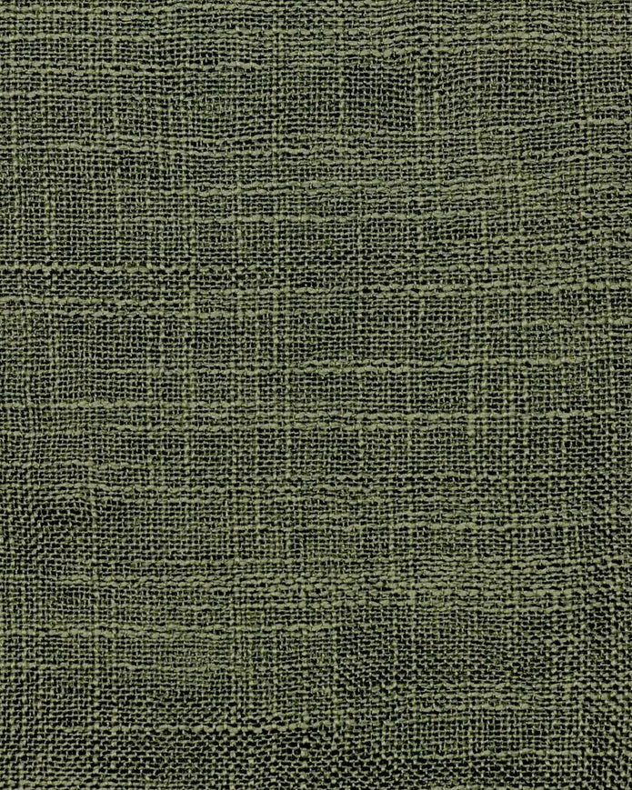 Olive green woven sheer voile curtain panel by Riva Home, soft furnishings, featuring lightweight, airy fabric for window decor.