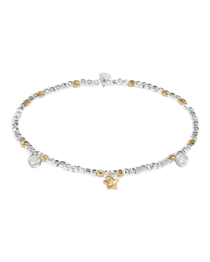 Joma Jewellery, A Little One In A Million Silver & Gold Plated Bracelet