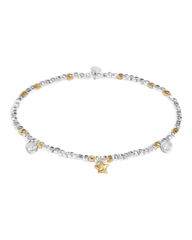 Joma Jewellery, A Little One In A Million Silver & Gold Plated Bracelet