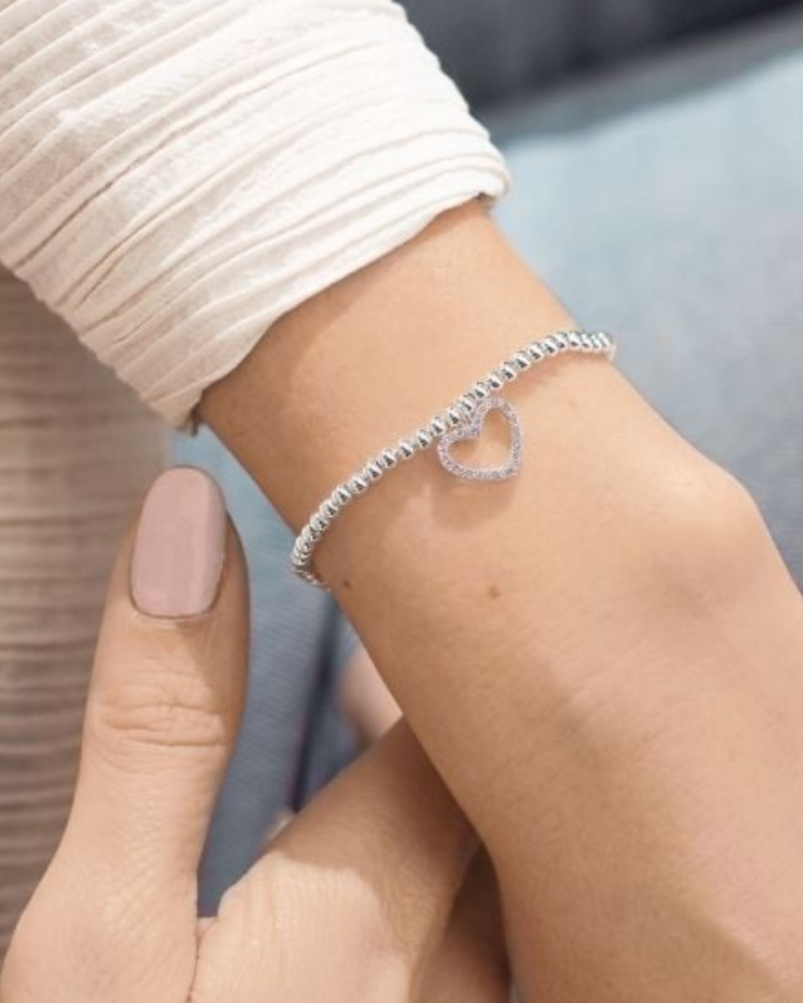 Joma Jewellery, A Little Thank You Silver Bracelet