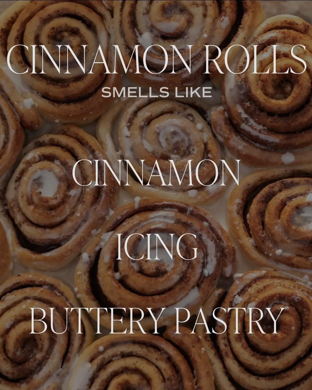 Sweet Water Decor - Clear Glass Candle Jar - Cinnamon Rolls