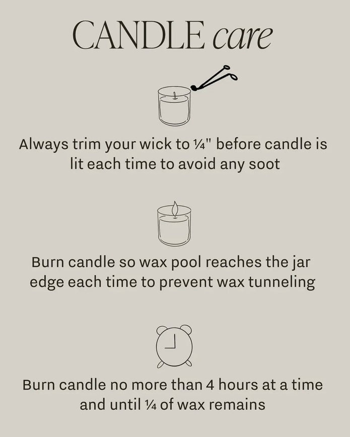 Sweet Water Decor - Clear Glass Candle Jar - Cinnamon Rolls