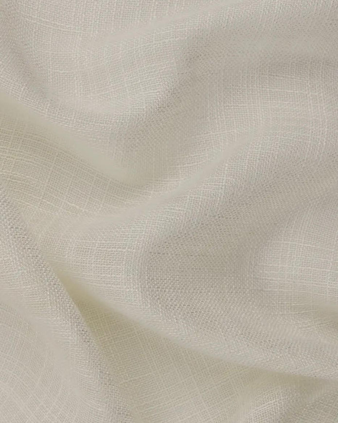 White woven sheer voile curtain panel by Riva Home, soft and lightweight fabric ideal for adding elegance to window decor.