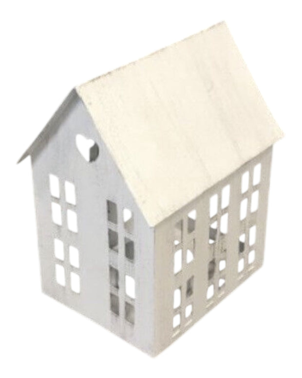 Rustic Metal Tealight House