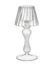 Glass lampshade tealight holder by Heaven Sends, decorative home décor piece with a clear glass design for ambient lighting.