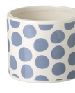Ocean blue and white spotted mug by Heaven Sends, ceramic kitchen and dining mug with a round handle and vibrant design.