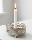 Metal Heart Candle Holder from Heaven Sends for home décor, featuring a decorative heart-shaped design and sturdy metal construction.