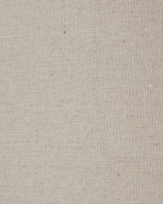 Ochre Wooden Table Lamp With Linen Shade