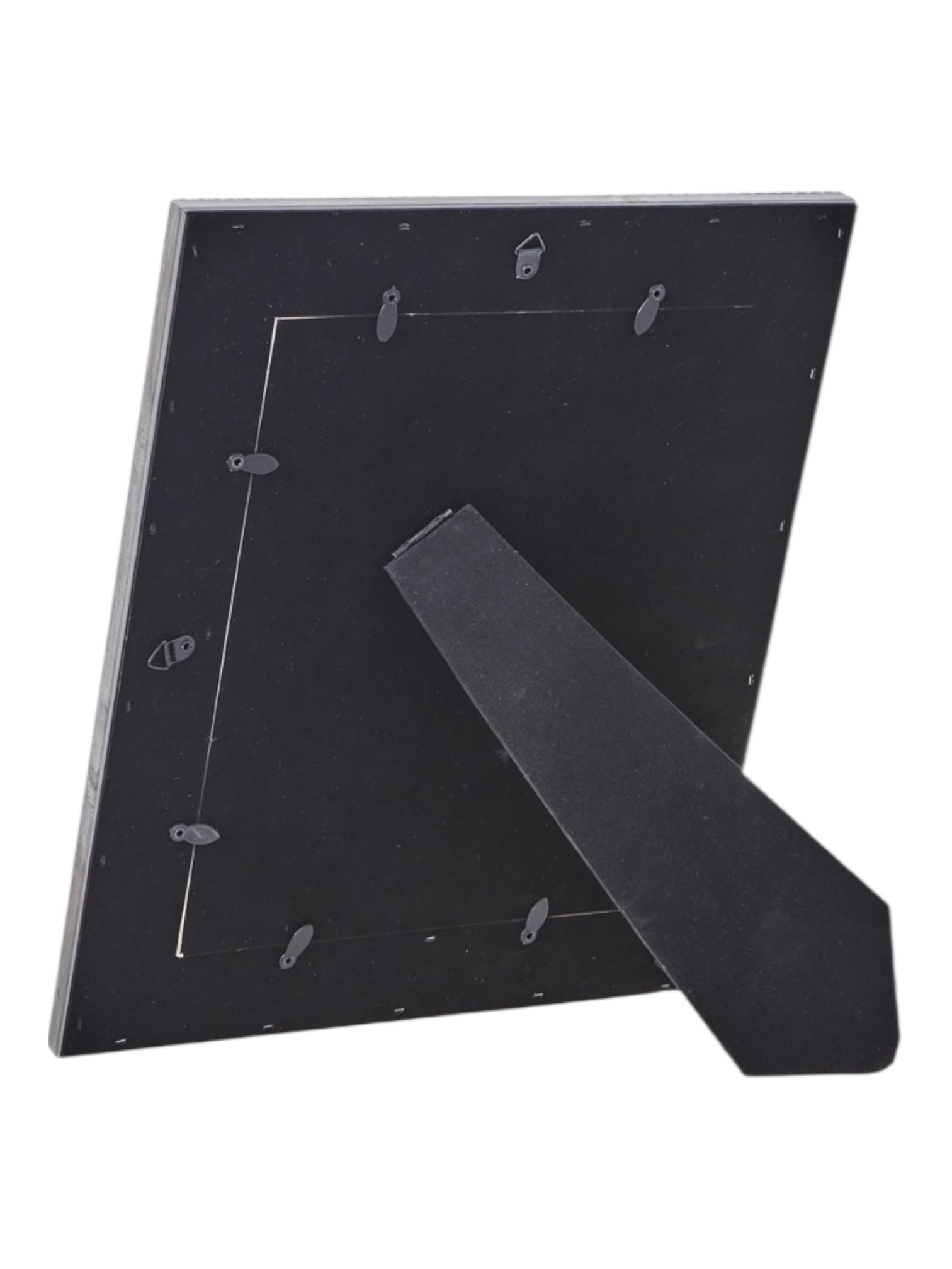 Neutral Wooden Photo Frame With Woven Border