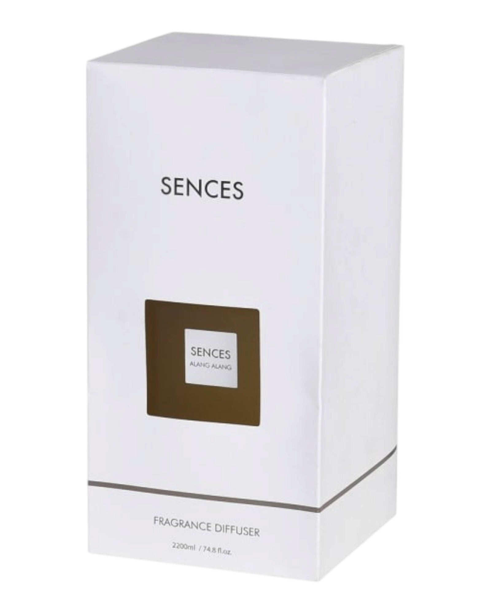 White Sences Reed Diffuser Extra Large by Coach House, home fragrance with Alang Alang reeds in a sleek container.
