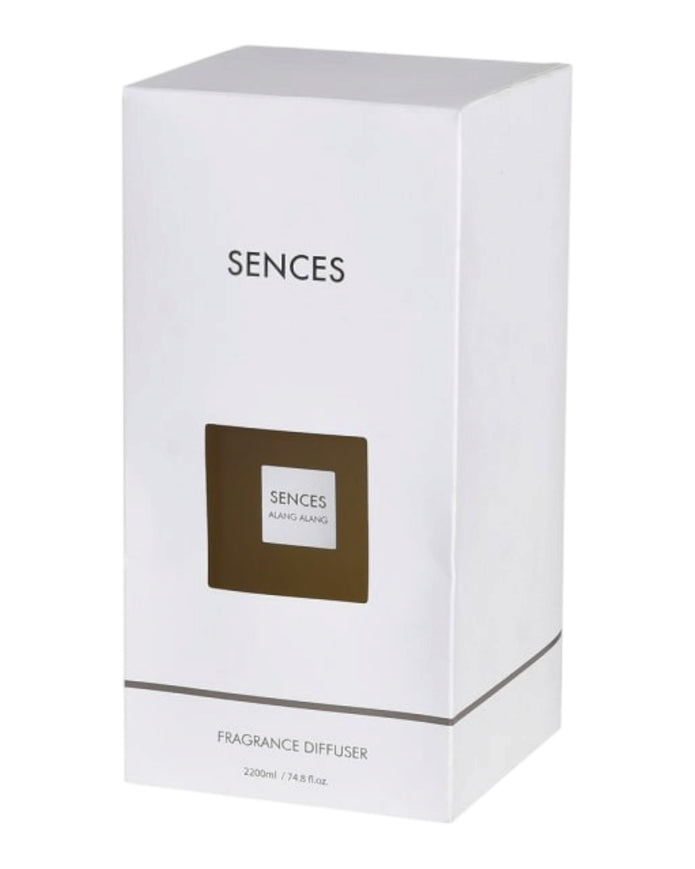White Sences Reed Diffuser Extra Large by Coach House, home fragrance with Alang Alang reeds in a sleek container.