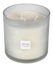 White Alang Alang large 3-wick candle by Coach House with tonka and clove scent, shown in a clean, elegant glass container.