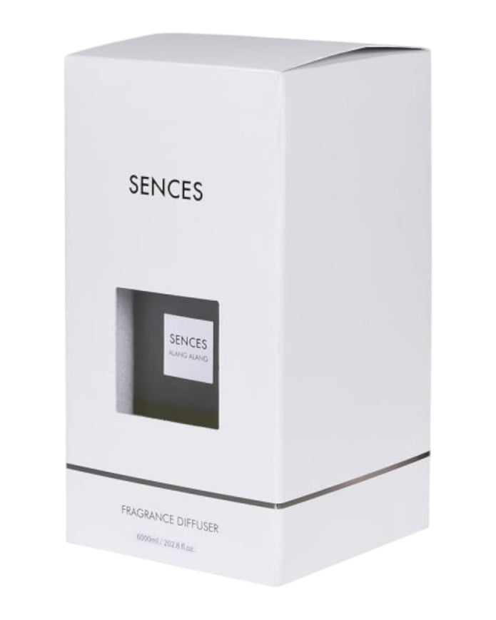 White Alang Alang XXL reed diffuser by Coach House, 6000ml home fragrance with white reeds and elegant container.