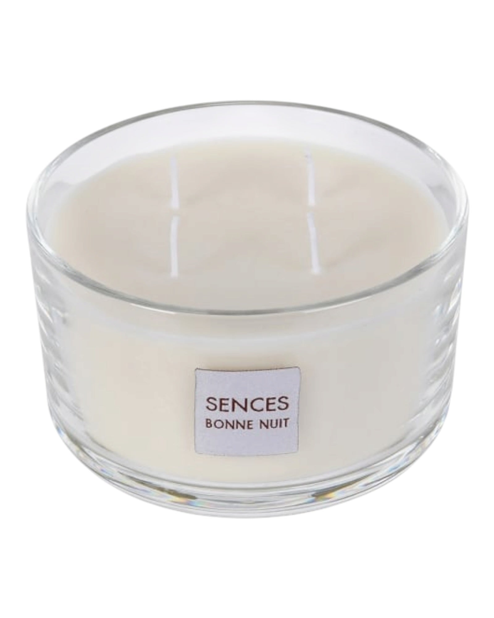 Coach House Sences Bon Nuit white 4-wick lidded candle with elegant design and clean aesthetic, perfect for ambient lighting.