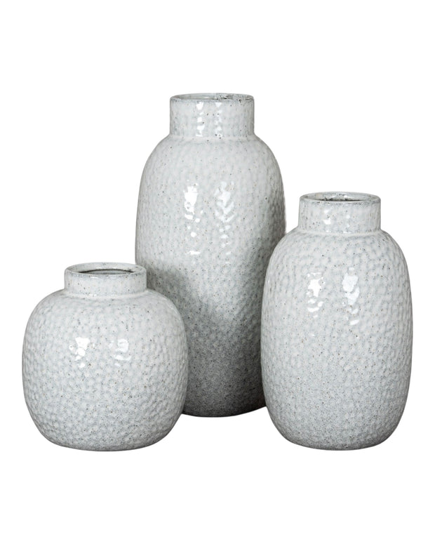 Cairn Medium Dimple Glazed Vase