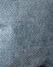 Denim blue woven design cushion cover with soft furnishings edge from Starlight Express, showcasing textured fabric and stylish detail.
