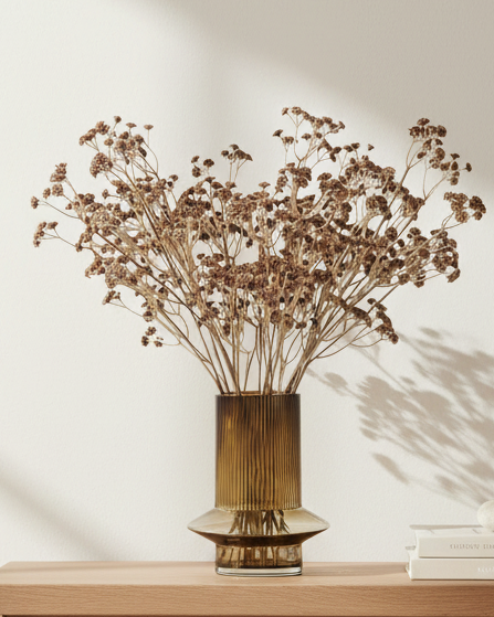 Artificial brown neutral Gypsophila stem from Coach House, showcasing delicate, realistic faux plants for home décor.