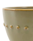 Olive Green Organic Beaded Mug