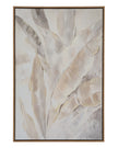 Folira Large Neutral Feather Picture In Frame