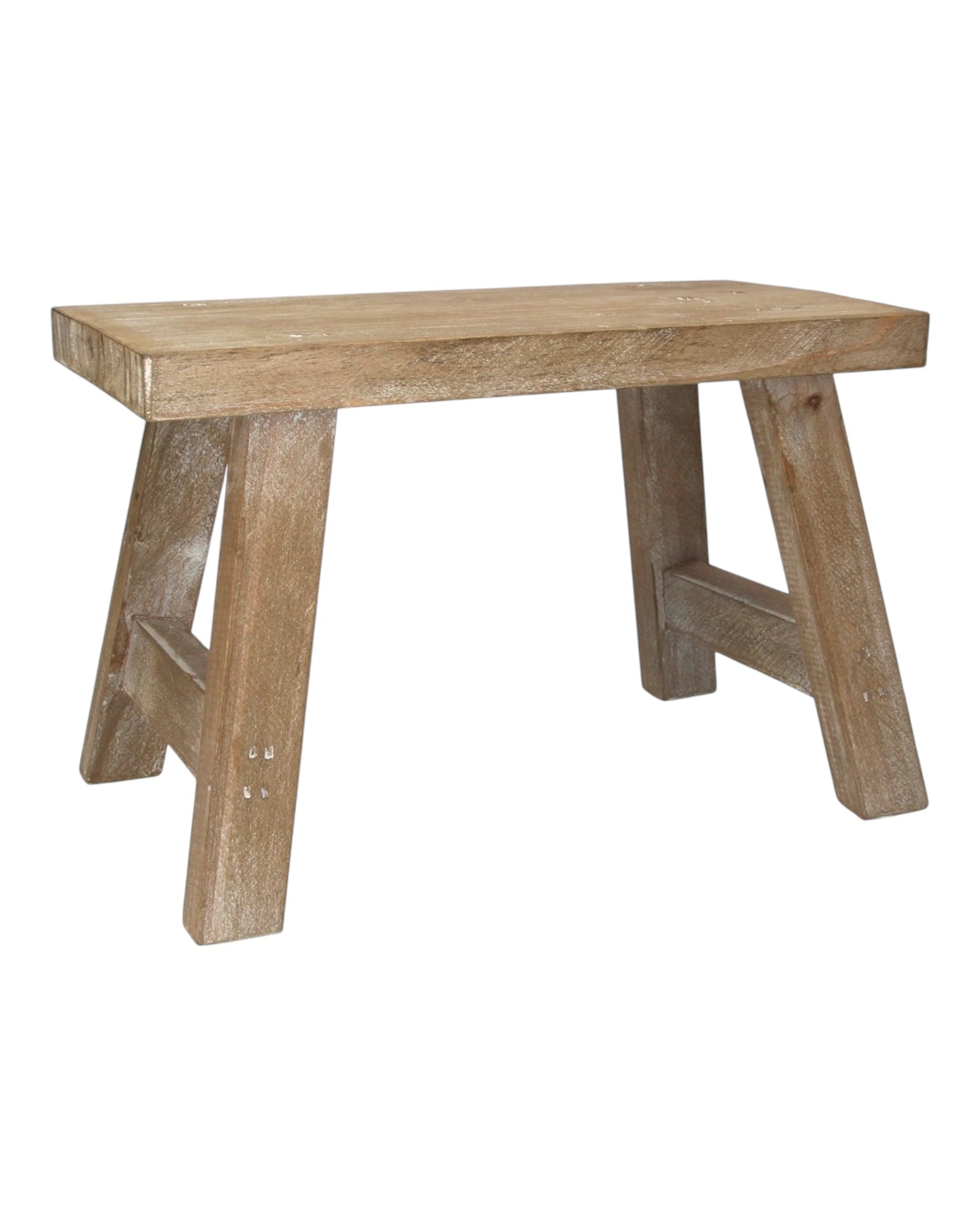Natural Wooden Rustic Display Bench – Small or Large