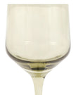 Smokey Green ChampagneFlute Glass